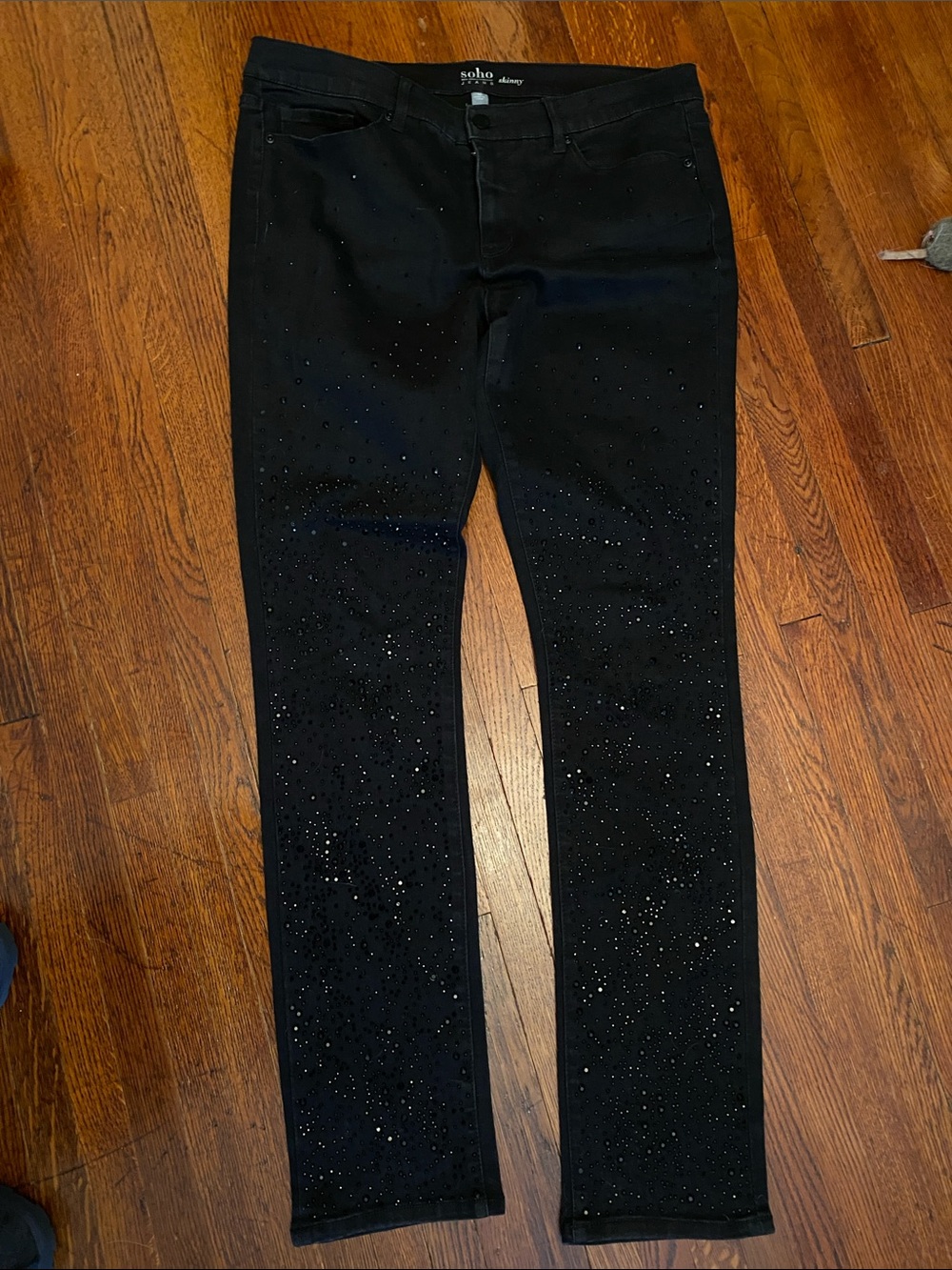 V! SOHO New York Company black jeans size 14 in great condition